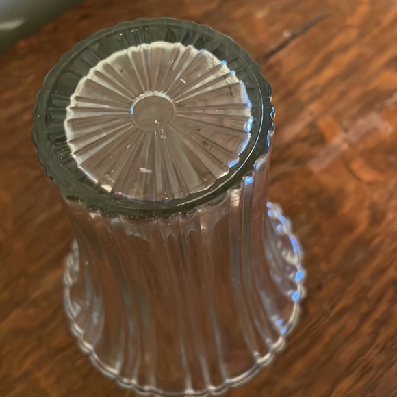 Accents Vintage Fluted Glass Vase Poshmark